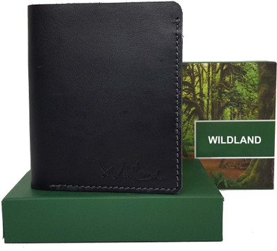 

Wildland Men Black Genuine Leather Wallet(6 Card Slots)