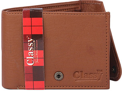 

bagesi Men Tan Artificial Leather Wrist Wallet(5 Card Slots), Ten