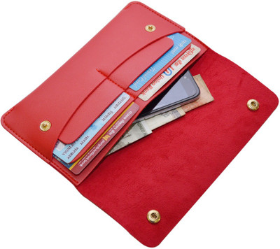 

Knott Women Red Artificial Leather Wallet(6 Card Slots)