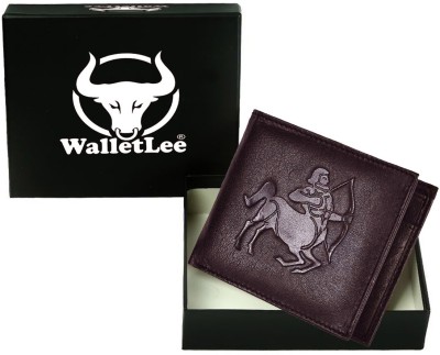 

WalletLee Men Casual Brown Genuine Leather Wallet(1 Card Slot)