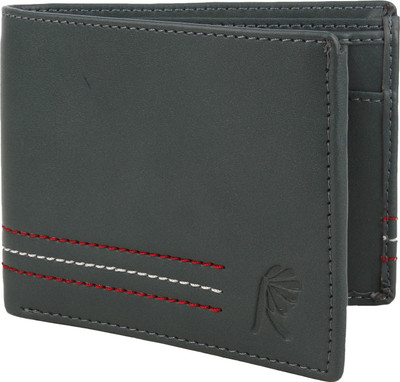

Wooden Men Casual Grey Artificial Leather Wallet(5 Card Slots), Green