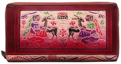 

ABYS Women Multicolor Genuine Leather Document Holder(7 Card Slots)