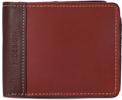 

Hidesign Men Red Genuine Leather Wallet(12 Card Slots), Rust
