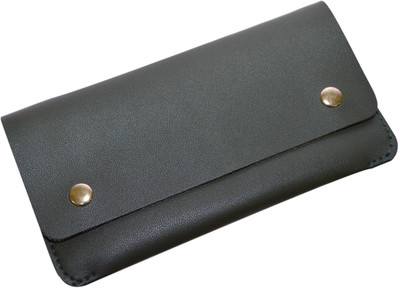Knott Women Green Artificial Leather Wallet(6 Card Slots)