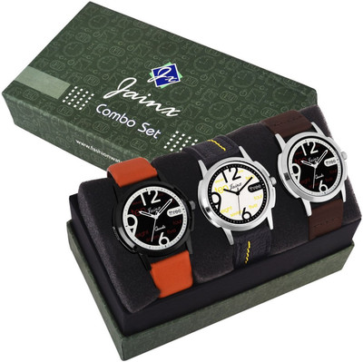 

JAINX JXT830 Triple Multi Color Combo Analog Watch - For Men