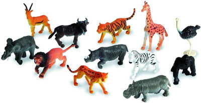 

See Inside Wild Animals Plastic Toys For Kids 12 Pcs. Pack (Multicolor)(Multicolor)