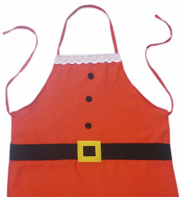 Nema Polyester Chef's Apron - Free Size(Red, Single Piece)