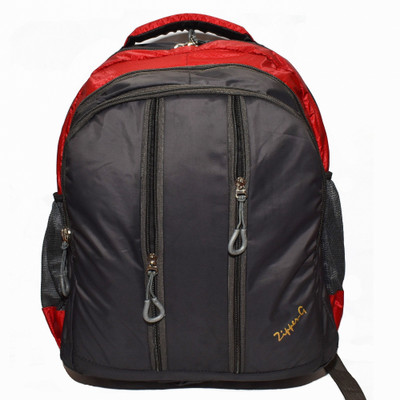 

Zipper-G College Casual 28 L Backpack(Black, Red), Grey;maroon