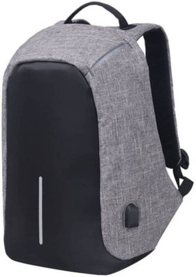 

SLV Laptop Backpack Water Resistant Computer USB Charging Port 12 Laptop Backpack(Grey)