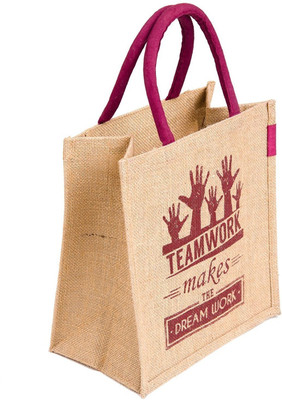 

H&B Teamwork-unisex-lunch-bag Waterproof Lunch Bag(Beige, 5 L)
