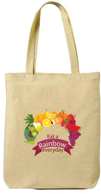 

Hamee Eat Rainbow Multipurpose Bag(Beige, 15 L)