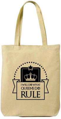

Hamee Queens Rule Multipurpose Bag(Beige, 15 L)