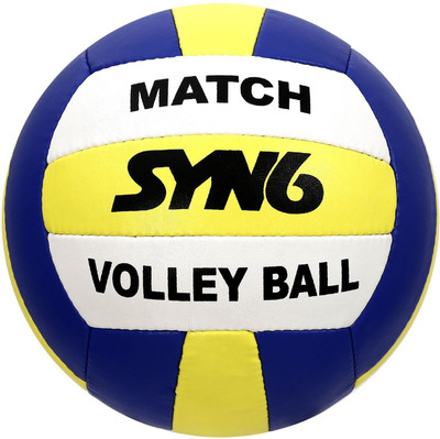 

SYN6 International Standards,Synthetic Rubber Volleyball for practice ,professional use Volleyball - Size: (Pack of 1, Blue, Yellow