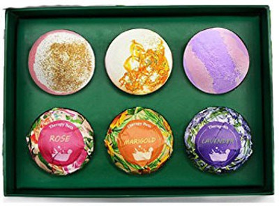 

Seychelles Incense Fizzy Bath Bombs Naturals Gift Set, Medium (Multicolour, SIBBP9) - Pack of 6(120 g)