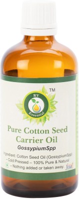 

R V Essential Pure Cotton Seed Carrier Oil 100ml- Gossypium Spp(100 ml)