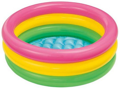 StyloHub Baby Bath Tub 3 Feet Inflatable Pool Inflatable Pool (Multicolor)(Multicolor)