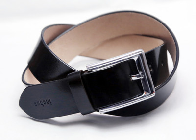 

inches pure leather Men & Women Formal Black Genuine Leather Belt, 182#