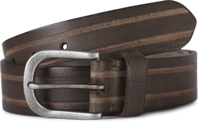 

Vittore Men Casual Green Genuine Leather Belt, Olive green
