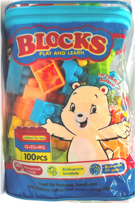 

AS.TOYS BABY BLOCK SET 100PCS SET(Multicolor)