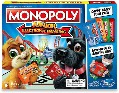

Hasbro Monopoly Junior Electronic Banking Board Game