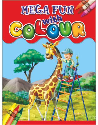 Mega Fun with Colours - Colouring Book(English, Paperback, Shanti Publications)