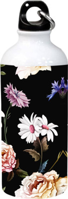 

APE Black Floral Print Aluminium Sipper 600 ml Sipper(Pack of 1, Multicolor), White