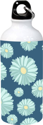 

Jikraa Blue Floral Print Aluminium Sipper 600 ml Sipper(Pack of 1, Multicolor), White
