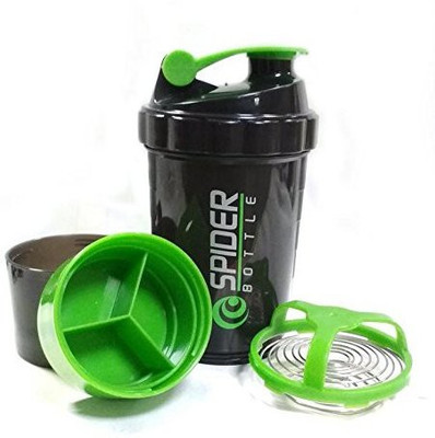 

CASHWIN SPIDER BOTTLE 500 Shaker(Pack of 1, Green)