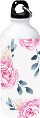 

SwagNStyles Rose Print Aluminium Sipper 600 ml Sipper(Pack of 1, Multicolor)