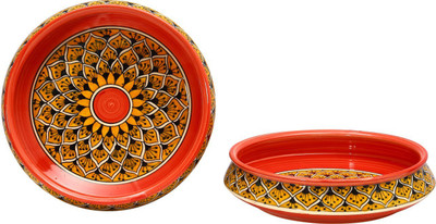 

Caffeine Orange Morocco Stoneware Bowl Set(Orange, Pack of 2)