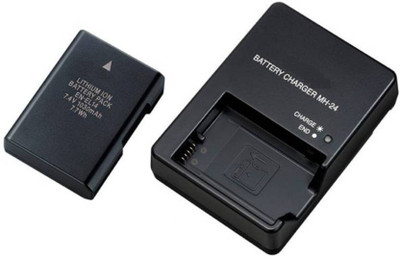 

Eshopher EN-EL14 Battery Compatible with MH-24 Charger Combo Camera Battery Charger(Black)