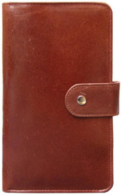 

ABYS Women Casual Brown Genuine Leather Document Holder(8 Card Slots)