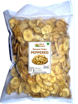 

Veg E Wagon Banana Chips - Pepper 1000 Chips(1 kg)
