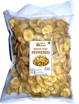 

Veg E Wagon Banana Chips with Pepper 250 Chips(250 g)