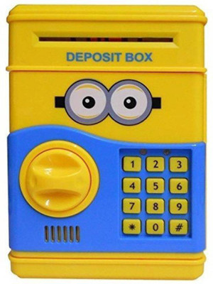 

ZIKANI TASTE OF YOURS Pigy Bank Coin Bank(Yellow)