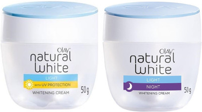 

Olay Natural White Light (Day + Night) Whitening Cream 50g Each(Set of 2)