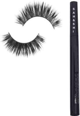 

Sah&Shi Liquid Gel Eyeliner With 1pair of Eyelashes(Set of 2)