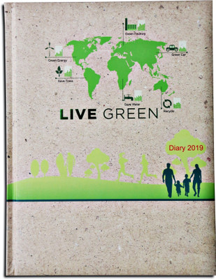 

Anand B5 Diary("Live Green" Premium New Year Diary, Multicolor)