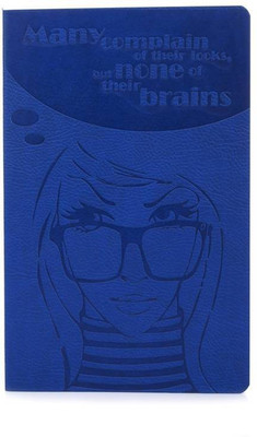 

Doodle A5 Notebook(Chic Attitude Trendy, Blue)