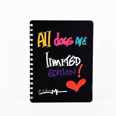 

Doodle Regular Notebook(Furry Encounters Notebook Diary, Wiro Hardbound, 160 Single Ruled pages, 80 GSM, Gift for Friends, Birthday gift, Gift for Girlfriend, Multicolor)
