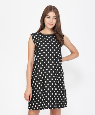 PROVOGUE Women A-line Black Dress PROVOGUE Women A-line Black Dress