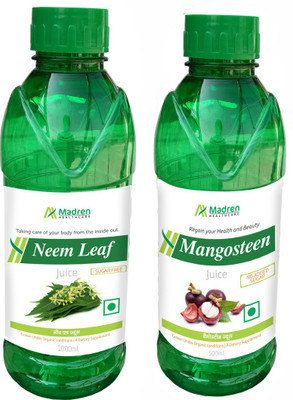 

Madren Healthcare Neem 1 Ltr & Mangosteen Juice 500 ml(2 x 750 ml)