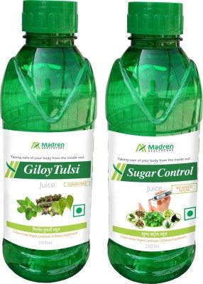 

Madren Healthcare Giloy Tulsi 1 Ltr & Sugar Control Juice 1 Ltr(2 x 1000 ml)