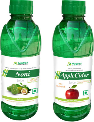 

Madren Healthcare Noni 1 Ltr & Apple Cider Vinegar 500ml(2 x 750 ml)