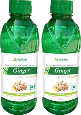 

Madren Healthcare Ginger 1 Ltr PACK OF 2 COMBO(2 x 1000 ml)