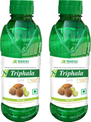 

Madren Healthcare Triphala 1 Ltr PACK OF 2 COMBO(2 x 1000 ml)