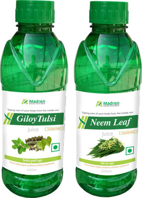 

Madren Healthcare Giloy Tulsi 1 Ltr & Neem Juice 1 Ltr(2 x 1000 ml)