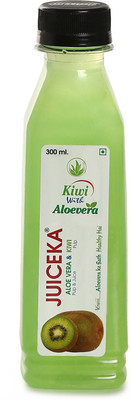 

Juiceka Kiwi Fruit Drink With Alovera Pulp 300 ML Pack Of 12 Bottles(12 x 300 ml)