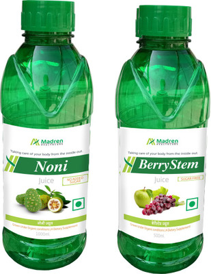 

Madren Healthcare Noni 1 Ltr & Berry Stem Juice 500 ml(2 x 750 ml)