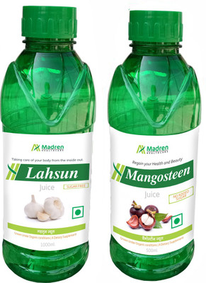 

Madren Healthcare Lahsun 1 Ltr & Mangosteen Juice 500 ml(2 x 750 ml)